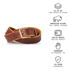 American Bison Belt