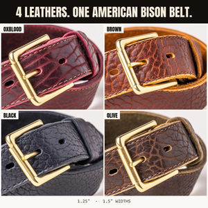 American Bison Belt